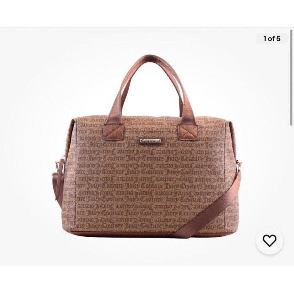 Juicy Couture Chestnut Chino Word Play Women Duffle Bags